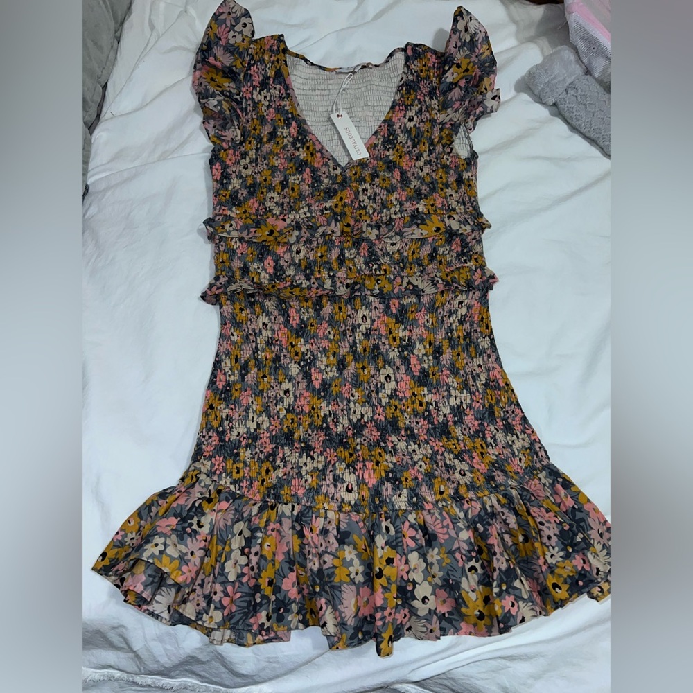 Floral Ruffle Dress - Picture 3 of 5